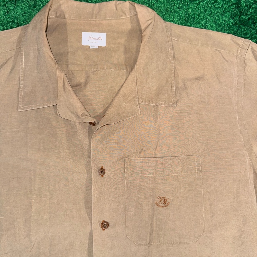 Hamilton Beige Button-Up Shirt